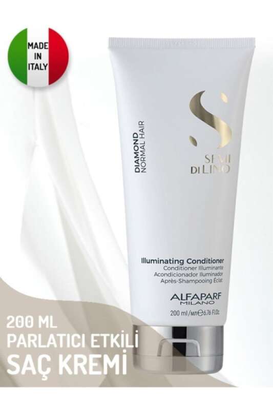 Alfaparf Semi Di Lino Diamond Illuminating Saç Kremi 200ml | Parlaklık Artırıcı ve Besleyici Bakım - 2