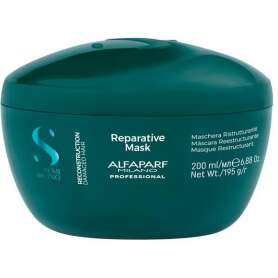 Alfaparf Semi Di Lino Reconstruction Reparative Maske 200ml | Yıpranmış Saçlar İçin Onarıcı ve Güçlendirici Maske - Alfaparf