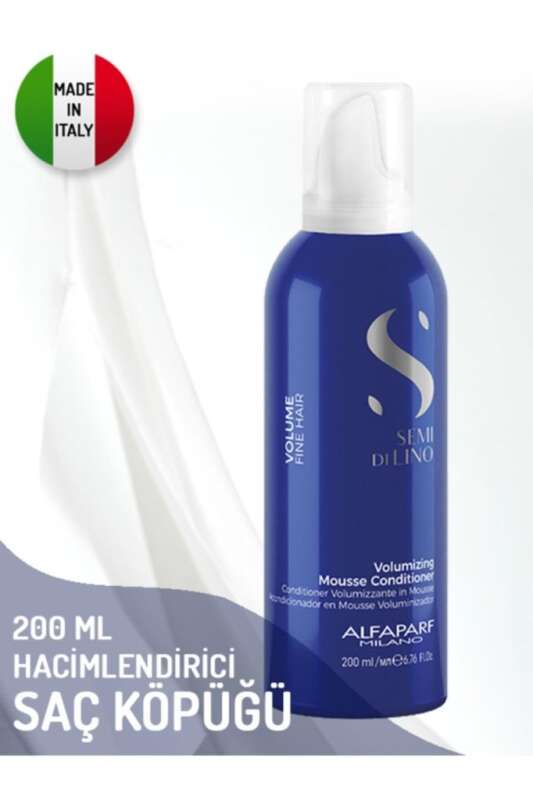 Alfaparf Semi Di Lino Volume Fine Hair Hacimlendirici Saç Köpüğü 200ml | İnce Telli Saçlar İçin Hacim Artırıcı Köpük - 1
