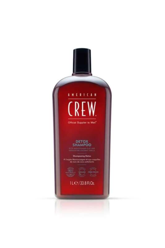 American Crew Detox Peeling Şampuan 1000ml - Derin Arındırma ve Saç Bakımı | Saç Derisi Yenileyici - 1