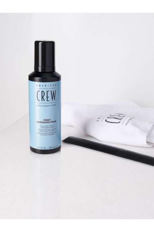 American Crew Fiber Grooming Foam 200ml – Orta Tutuşlu Saç Köpüğü | Doğal Görünüm & Esnek Şekillendirme - 5