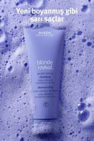 Aveda Blonde Revival Mor Şampuan 200 ml | Sarı Tonları Düzeltici ve Parlatıcı Saç Bakımı - Aveda
