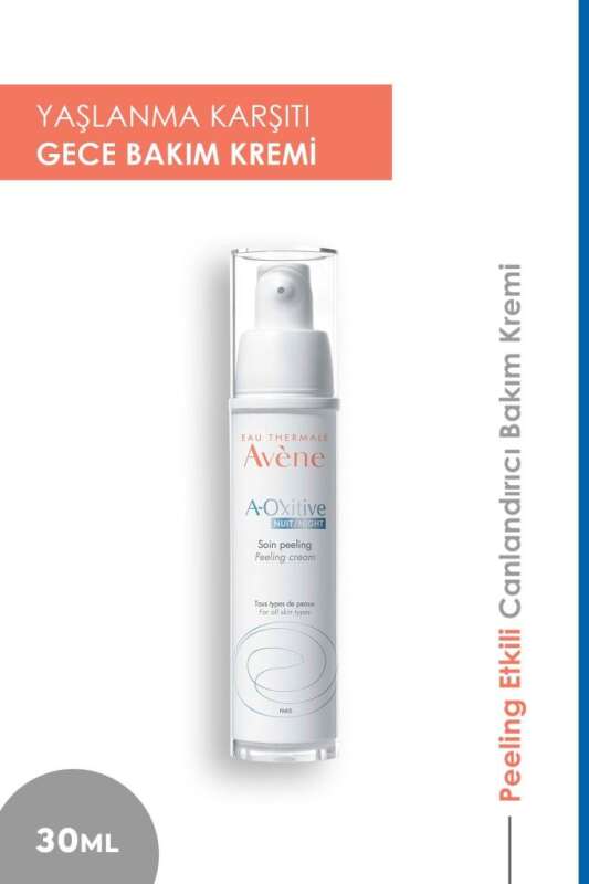 Avene Eau Thermale A-Oxitive Peeling Etkili Gece Kremi 30 ml | Yenileyici Cilt Bakımı - 1