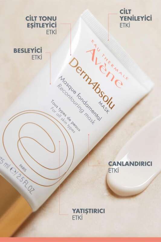 Avene Eau Thermale Dermabsolu Canlandırıcı ve Şekillendirici Maske 75 ml | Yaşlanma Karşıtı Cilt Maskesi - 4