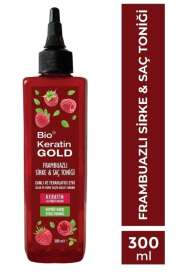 Bio Keratin Gold Frambuazlı Sirke & Saç Toniği 300ml | Kepeğe Karşı Etkili Bakım - Bio Keratin