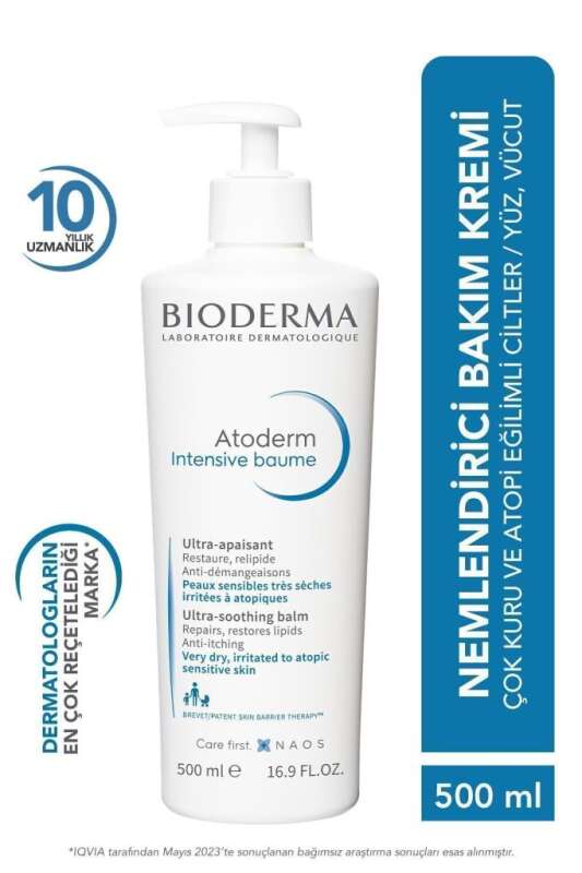 Bioderma Atoderm Intensive Balm Nemlendirici Krem 500 ml - 1