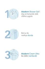 Bioderma Atoderm Shower Gel 1000 ml - Kuru, Hassas ve Atopik Ciltler için Hipoalerjenik, Nemlendirici ve pH Dengeleyici Duş Jeli - 6