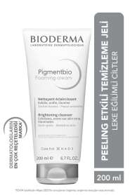 Bioderma Pigmentbio Foaming Cream Koyu Lekeli Hassas Ciltler İçin Aydınlatıcı Cilt Temizleme Kremi 200 ml - 1