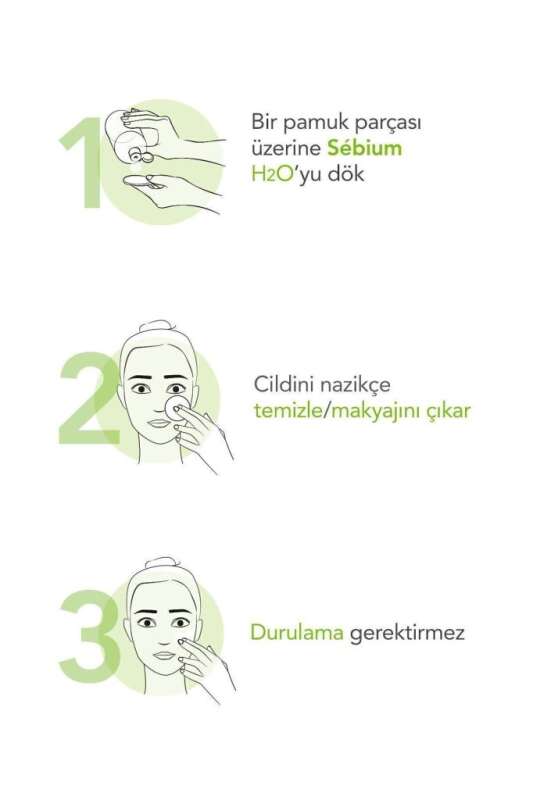 Bioderma Sebium H2O Yüz ve Makyaj Temizleme Suyu 500 ml - Yağlı ve Problemli Ciltler için Gözenek Arındırıcı, Hipoalerjenik Misel Su - 8