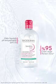 Bioderma Sensibio H2O Makyaj Temizleyici Misel Su 500 ml - Hassas Ciltler için Hipoalerjenik ve Yatıştırıcı Temizleme Suyu - 8