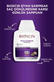 Bioxcin Siyah Sarımsak Özlü Şampuan - Saç Dökülmesi Karşıtı Güçlendirici Bakım 300 ml - 5