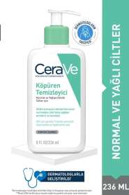 CeraVe Köpüren Temizleyici 236 ml | Yüz İçin Nazik Köpüren Temizleyici - CeraVe