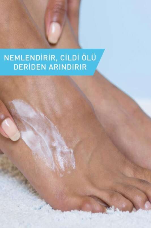 CeraVe SA Renewing Foot Cream 88 ml | Sert ve Kuru Ayaklar İçin Yoğun Nemlendirici Krem - 3