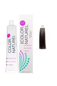 Color Naturel 7.1 Boya Küllü Kumral 100 ml | Küllü Kumral Tonu - Color Naturel