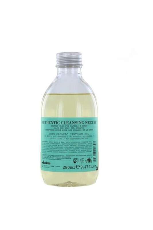 Davines Authentic Cleansing Nectar Arındırıcı Şampuan 280 ml | Hassas ve Doğal İçerikli Saç ve Vücut Temizleyici - 1