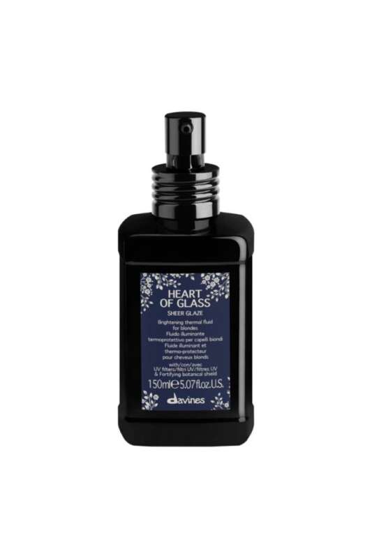 Davines Heart Of Glass Sheer Glaze Koruyucu Sprey 150 ml | Sarı Saçlar İçin Parlaklık ve Koruma - 1