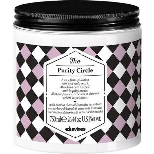 Davines The Purity Circle Arındırıcı Saç Bakım Maskesi 750 ml | Derin Temizleme ve Saç Yenileyici - 1