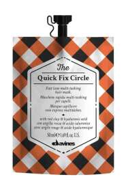 Davines The Quick Fix Circle Hızlı Etkili Çok Yönlü Saç Bakım Maskesi 50 ml | Anında Onarıcı ve Besleyici - 
