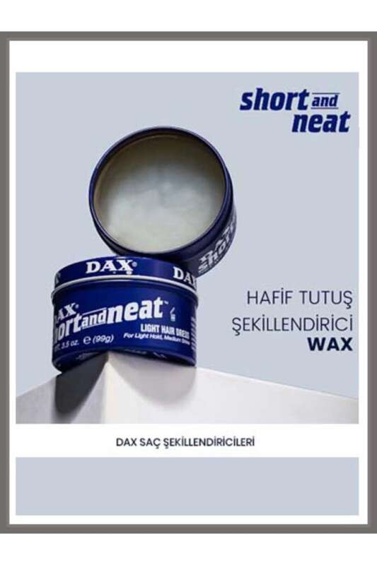 Dax Wax 99gr Short and Neat Mavi | Şekillendirici Wax - 1