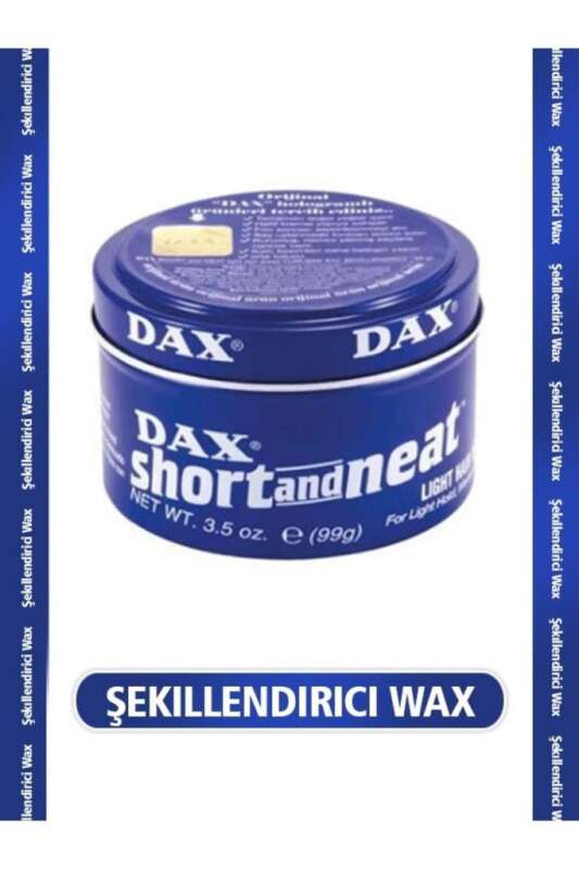 Dax Wax 99gr Short and Neat Mavi | Şekillendirici Wax - 3