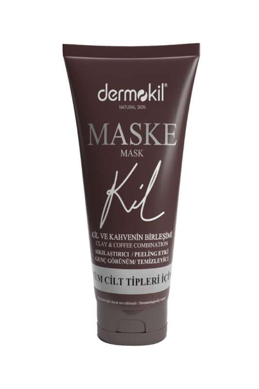 Dermokil Natural Skin Kil ve Kahveli Cilt Maskesi 75gr | Canlandırıcı ve Temizleyici Etki - 1