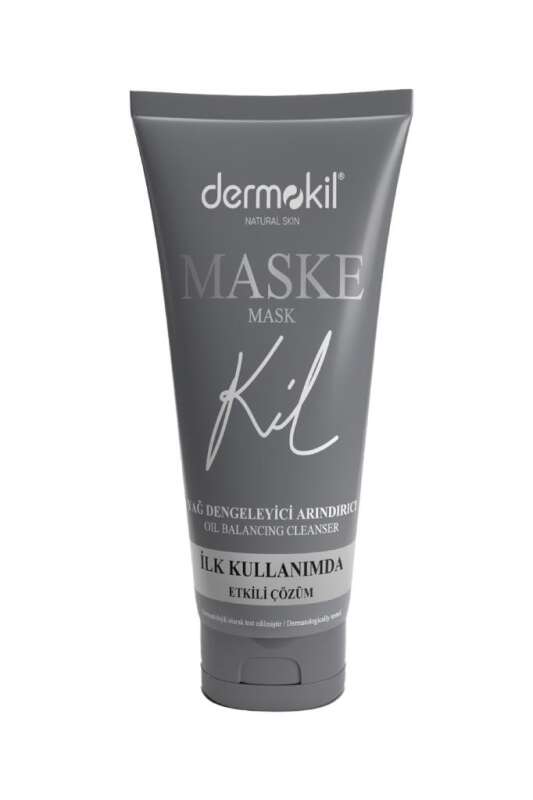 Dermokil Yağ Dengesi ve Arındırıcı Yüz Kil Maskesi 75ml | Cilt Temizleme Maskesi - 1
