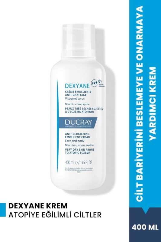 Ducray Dexyane Kuruluk Karşıtı Nemlendirici Krem 400 ml | Kuru Ciltler İçin Onarıcı Bakım - 1