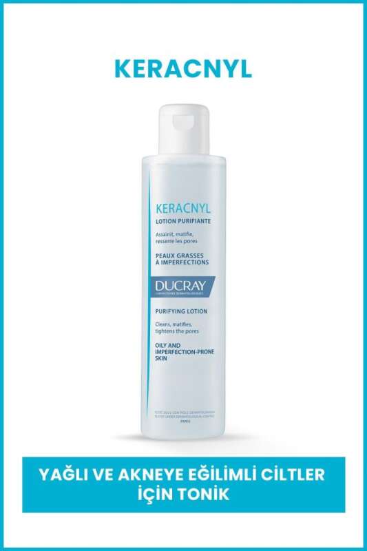 Ducray Keracnyl Lotion 200 ml | Akneli Ciltler İçin Sivilce Karşıtı Tonik - 1
