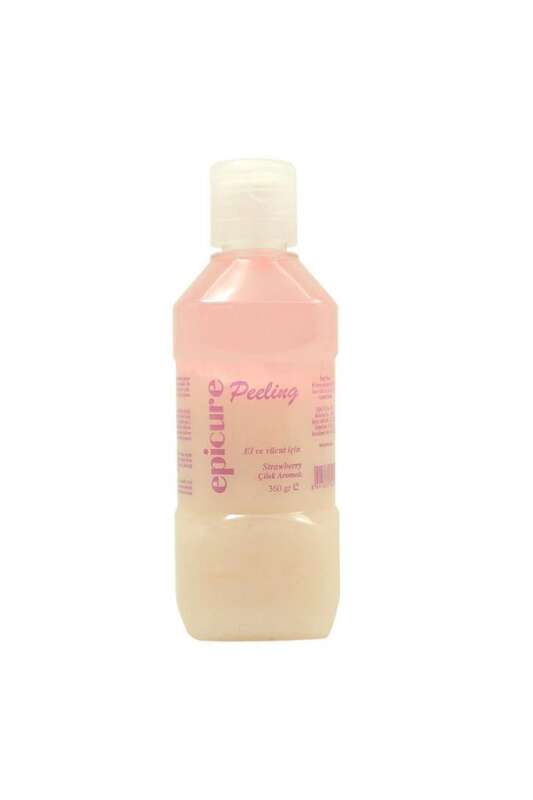 Epicure El ve Vücut Çilek Aromalı Peeling 360ml | Yumuşatan Peeling - 1