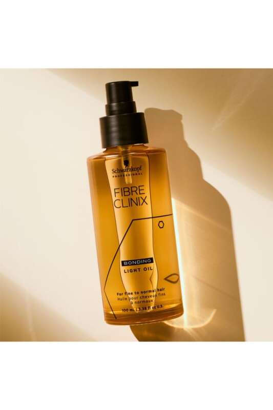 Schwarzkopf Fibre Clinix Bonding Light Oil 100ml | İnce Telli Saçlar İçin Onarıcı ve Isı Koruyucu Yağ - 1