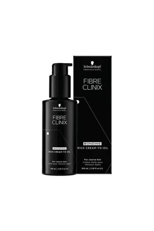 Schwarzkopf Fibre Clinix Bonding Rich Cream-to-Oil 100ml | Onarıcı ve Besleyici Yağlı Krem - 1