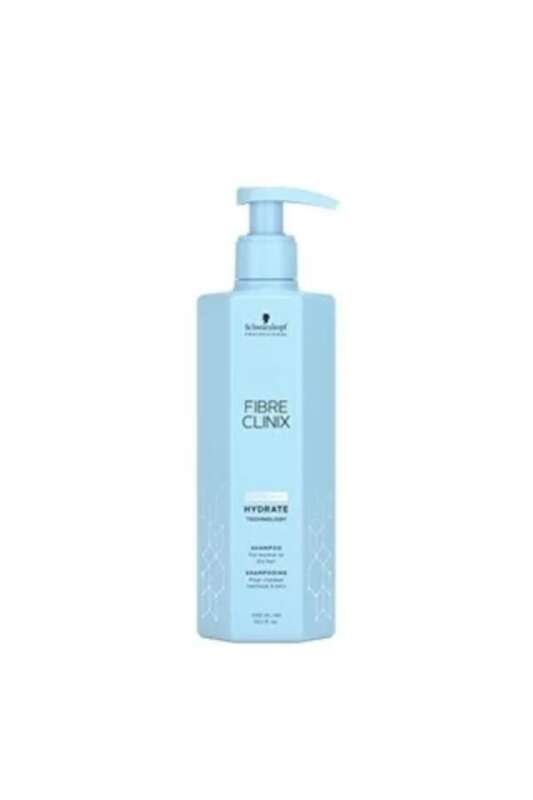 Schwarzkopf Fibre Clinix Hydrate Nemlendirici Şampuan 300ml | Kuru ve Yıpranmış Saçlar İçin Yoğun Nem - 1