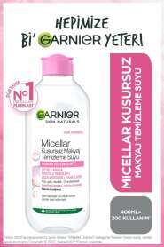 Garnier Makyaj Temizleme Suyu 400ml | Makyaj Temizleyici - 1