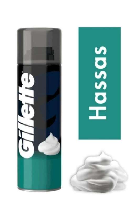 Gillette Tıraş Köpüğü 200ml | Hassas Ciltler İçin - 1