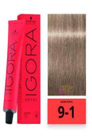 SCHWARZKOPF Igora Royal Saç Boyası 60ml | 9-1 Sarı Sandre - 1