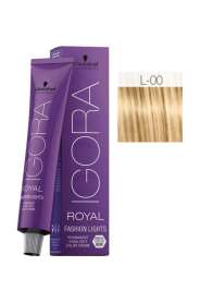 Schwarzkopf Igora Royal Fashion Lights L-00 Yoğun Doğal Saç Boyası 60 ml | Canlı ve Uzun Süre Kalıcı Renkler - Igora