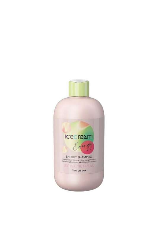 Inebrya Ice Cream Energizing Shampoo For Fine Hair 300 ml | İnce Telli Saçlar İçin Canlandırıcı Şampuan - 1