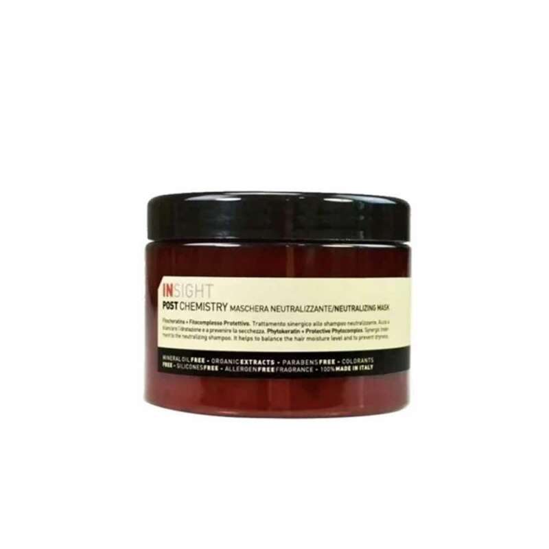 Insight Post Chemistry Neutralizing Kimyasal İşlem Sonrası Saç Bakım Maskesi 500 ml - 1