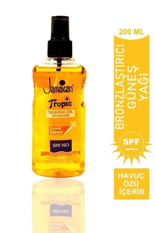 Jamaican Tropic Güneş Yağı Havuç Spf 200ml - 2