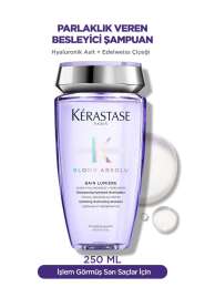 Kerastase Blond Absolu Bain Lumiere Sarı & Röfleli Saçlar İçin Parlaklık Şampuanı 250ml | İşlem Görmüş Saçlarda Sarı Ton Önleyici - 1