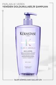 Kerastase Blond Absolu Bain Lumiere İşlem Görmüş Sarı Röfleli Saçlar İçin Nemlendirici Parlaklık Şampuanı 500 ml - 2