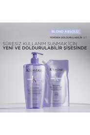Kerastase Blond Absolu Bain Lumiere İşlem Görmüş Sarı Röfleli Saçlar İçin Nemlendirici Parlaklık Şampuanı 500 ml - 8