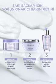 Kerastase Blond Absolu Masque Cicaextreme Sarı Saçlar İçin İşlem Sonrası Onarıcı Maske 200ml | Yoğun Bakım & Parlaklık - 5