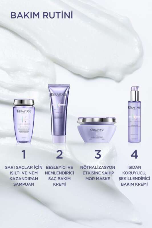 Kerastase Blond Absolu Masque Ultra Violet Sarı Ve Gri Saçlar İçin Maske 200 ml - 2