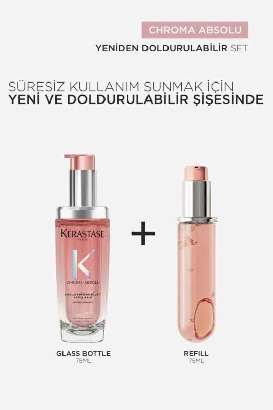 Kerastase Chroma Absolu Lhuile Chroma Eclat Boyalı Saçlar Için Yedek Şişe Bakım Yağı 75 ml - 4