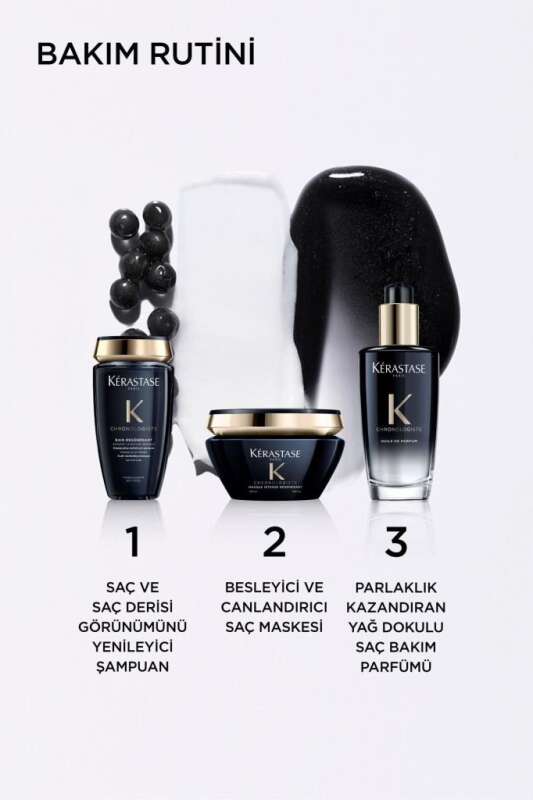 Kerastase Chronologiste Intense Regenerant Yenileyici Saç Maskesi 200 ml – Yıpranmış Saçlar için Yoğun Onarıcı ve Canlandırıcı Bakım Maskesi - 5