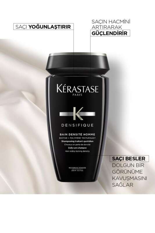 Kerastase Densifique Bain Densité Homme 250 ml | Erkekler İçin Yoğunluk ve Dolgunluk Veren Şampuan - 2