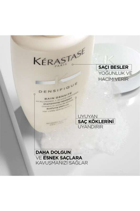 Kerastase Densifique Bain Densite Yoğunluk ve Hacim Kazandıran Şampuan 250 ml – İnce Telli Saçlar İçin - 2