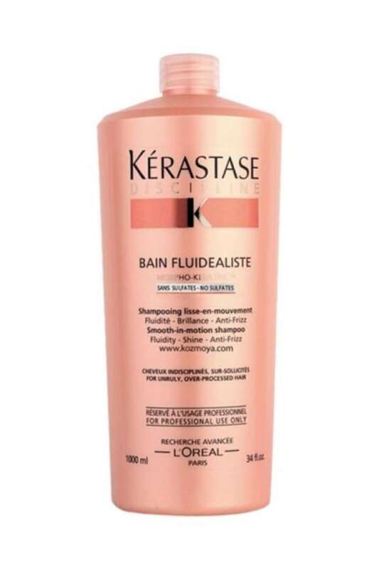 Kerastase Discipline Bain Fluidealiste Gentle Zor Şekillenen Saçlar için Kontrol Sağlayan Elektriklenme Karşıtı Şampuan 1000 ml - 1