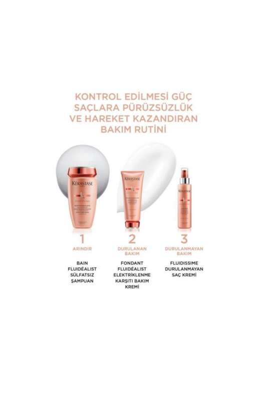 Kerastase Discipline Fondant Fluidealiste – Asi ve Kabarık Saçlar İçin Düzleştirici & Parlaklık Kremi 200ml - 3